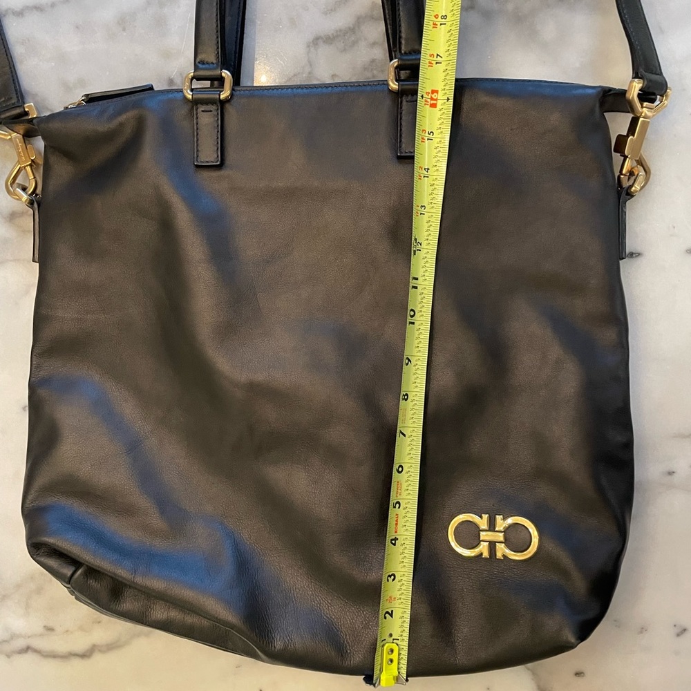 Salvatore Ferragamo messenger leather bag